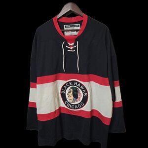 XL Black Hawks Chicago Jersey